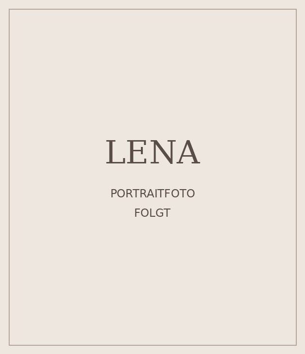 Platzhalter für Lenas Portrait – Originalfoto folgt